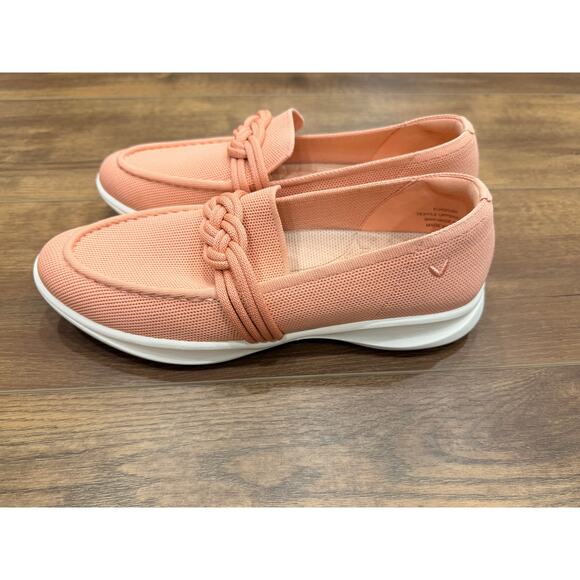 Vivaia Walker Pro Knot Hybrid Penny Iasmin Loafers in Rose Pink size 9 NEW - Picture 6 of 9